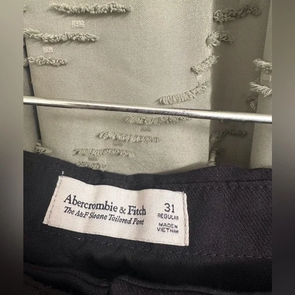 Abercrombie & Fitch black slacks pants trousers size 31 Regular - Picture 5 of 7